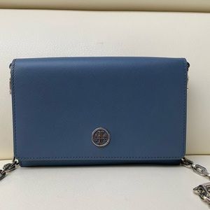 Blue Tory Burch crossbody bag